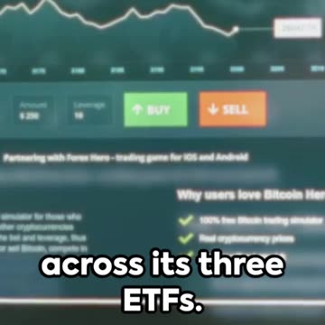 ARK Invest Sells 133K Coinbase Shares Ahead of BTC ETF Deadline #btc #viral