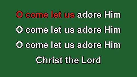 O Come All Ye Faithful