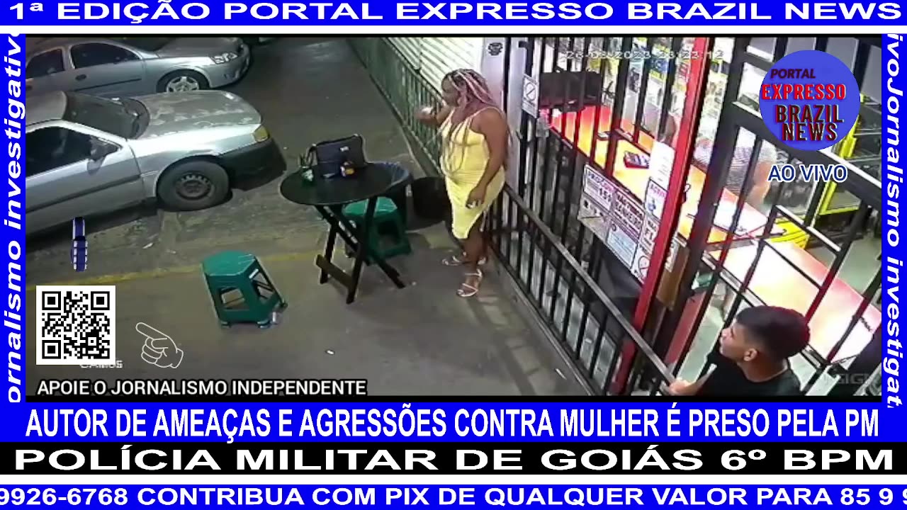 AUTOR DE AMEAÇAS E AGRESSÕES CONTRA MULHER É PRESO PELA PM