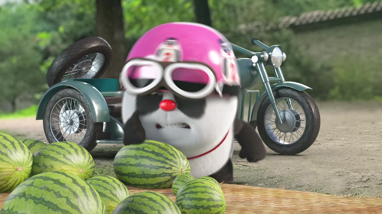 Watermelons are smiles of Summer | Bamboo Panda | Short Animation | 熊猫班卜#funny #panda #パンダ #summer