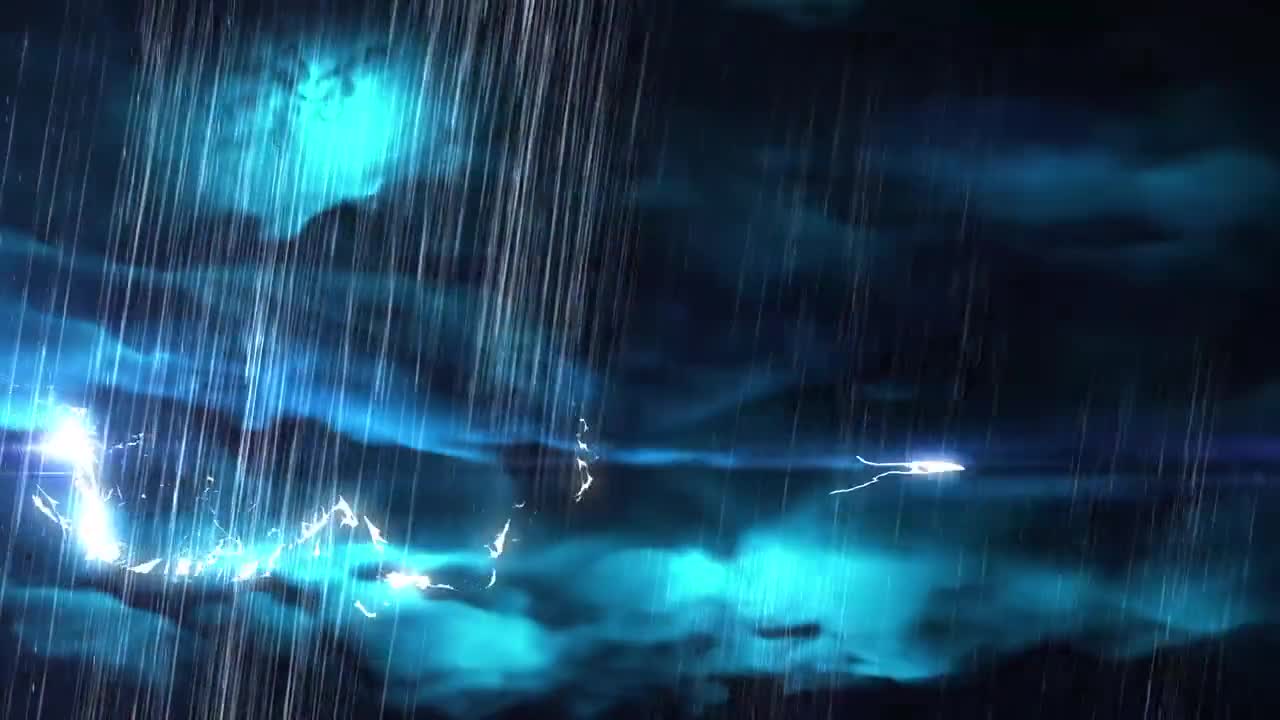 The drizzle moistens the earth