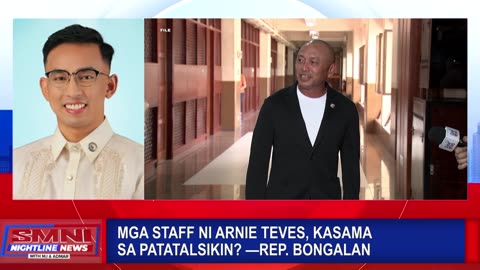 Mga staff ni Arnie Teves, kasama sa patatalsikin —Rep. Bongalan