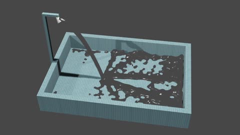 computer animation water