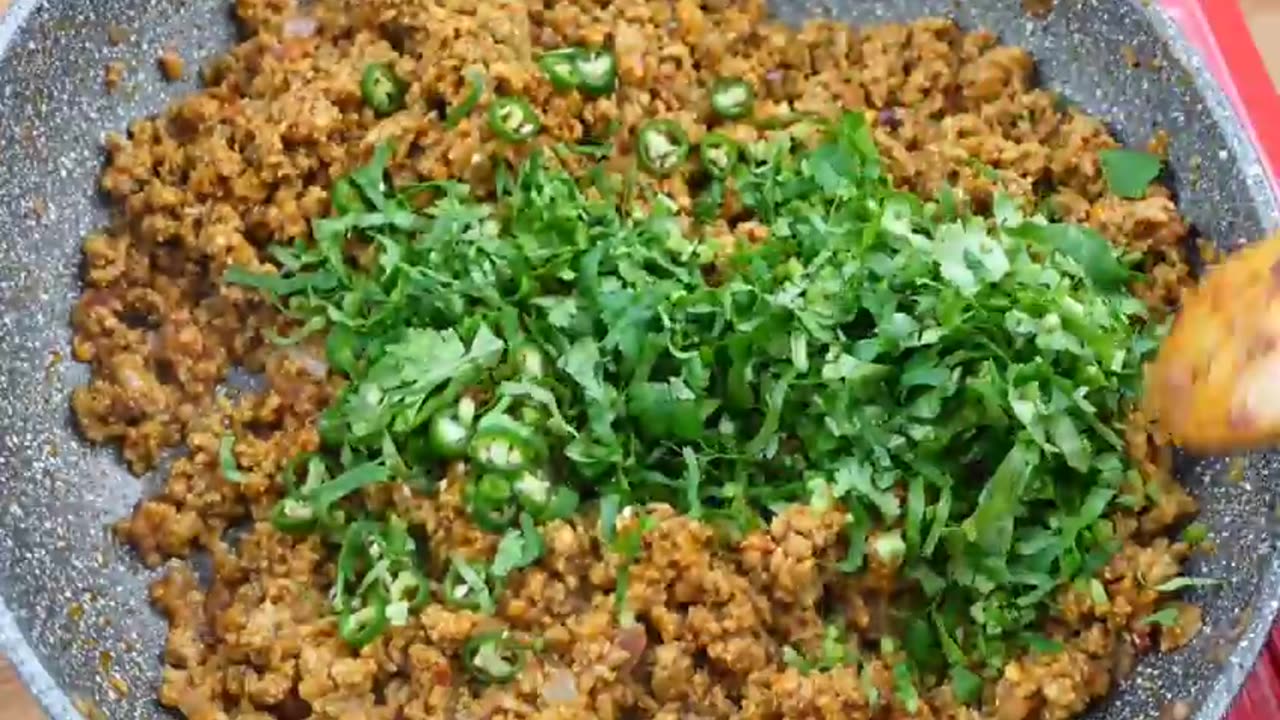 Keema Stuffed Potato Rolls Recipe