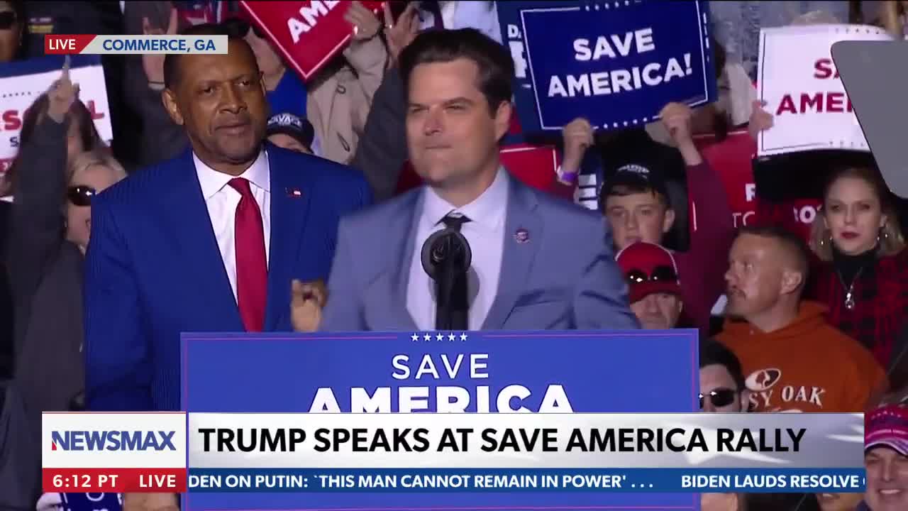 "I'm gonna nominate Donald J Trump as Speaker of the House!" Matt Gaetz Delivers Epic Speech