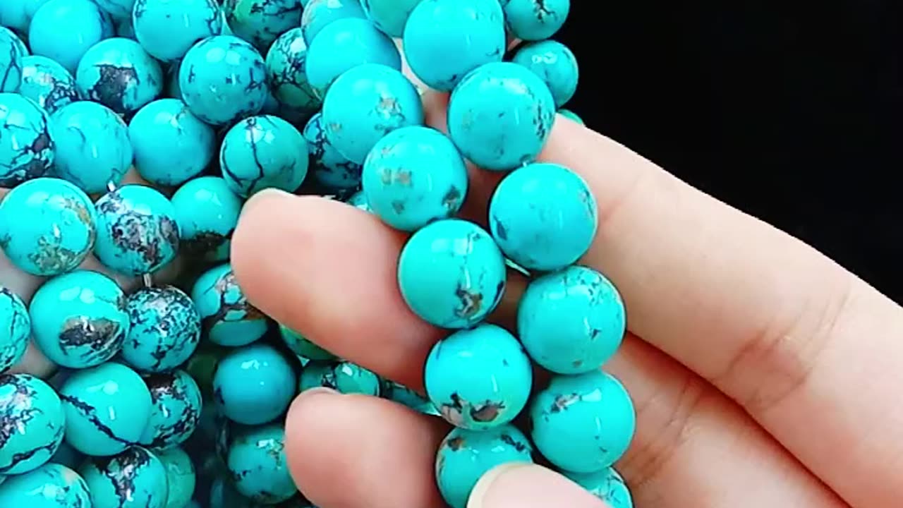 Natural turquoise size 10mm for Jewelry Making Fashion Design 20240226-03-08