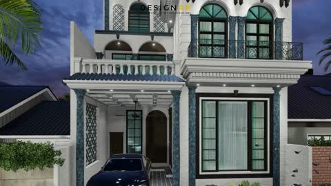 5 Marla Spanish House Design / SletchUp + Lumion
