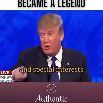 The day TRUMP became a LEGEND forever