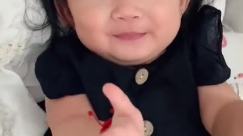 Cute baby moments laughing time