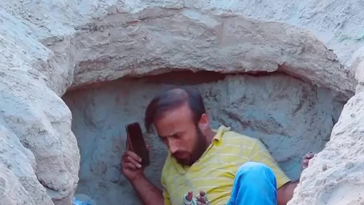 A person busy in a phone Call with his girlfriend and finally 😂