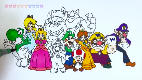 How to Draw Super Mario Characters #2