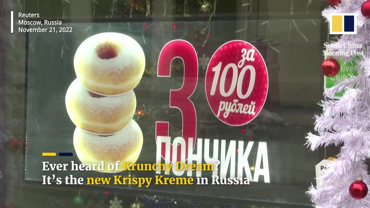 Krispy Kreme is now Krunchy Dream in Russia after company’s exit from country