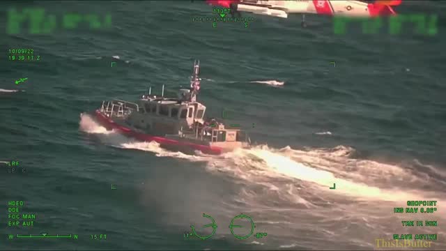 Video Shows Boaters Fending Off Sharks Being Rescued by Coast Guard