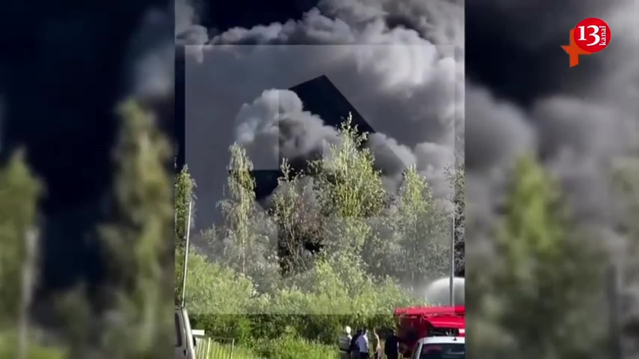 Strong fire occurs in rubber warehouse in Russia’s Yaroslav region