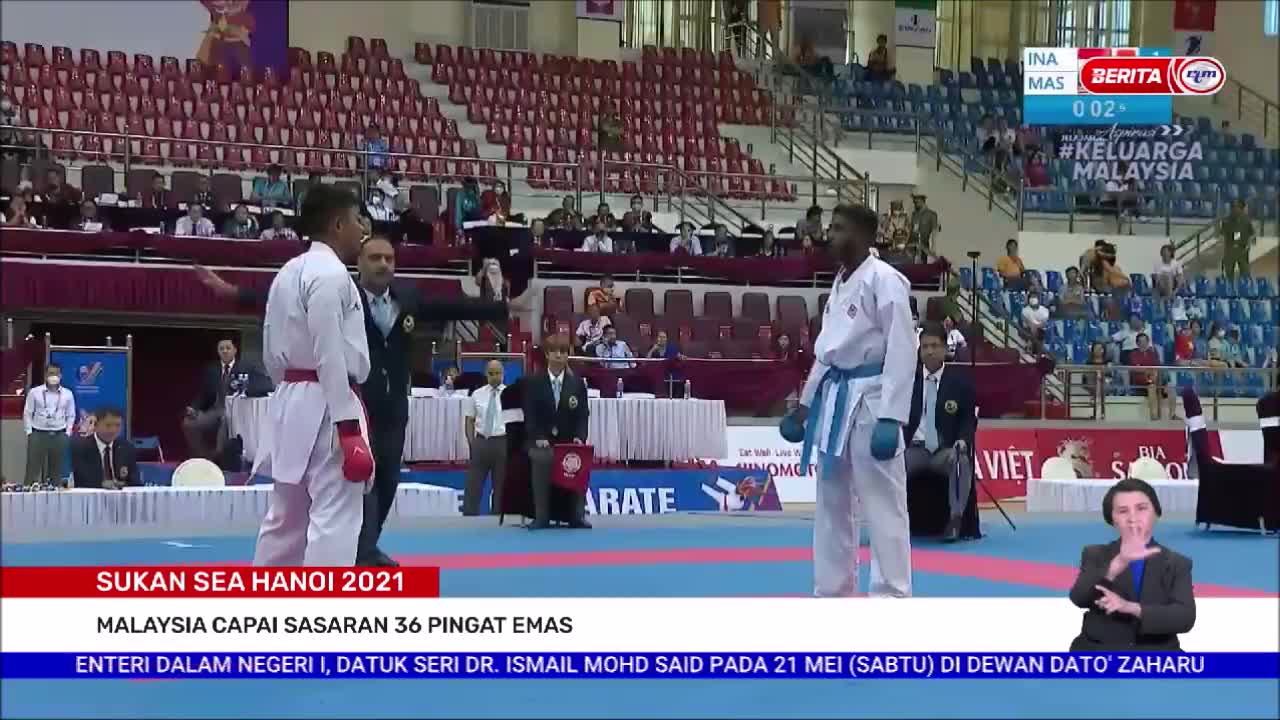 20 MEI 2022 BERITA PERDANA - SUKAN SEA HANOI: MALAYSIA BERJAYA CAPAI SASARAN 36 PINGAT EMAS