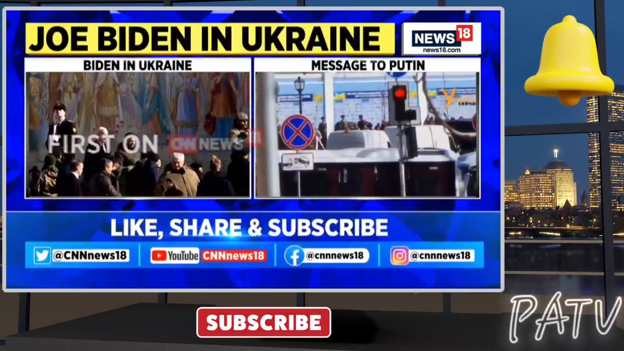 #PNews - #Russia #Ukraine War Update | Pres. #Biden Makes Surprise Visit To Kyiv 🇺🇦 #Poland 🇵🇱 Next!