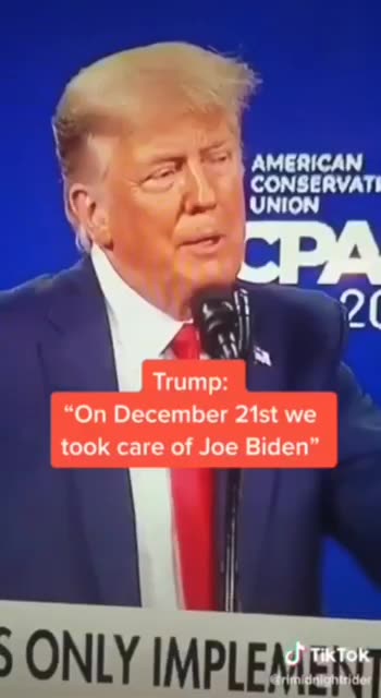 Joe Biden got his shot :) on December 19th