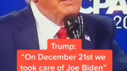 Joe Biden got his shot :) on December 19th