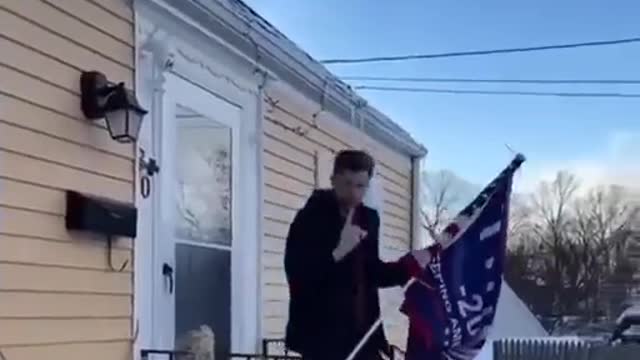 City Told Guy To Remove DT Flag From His Home