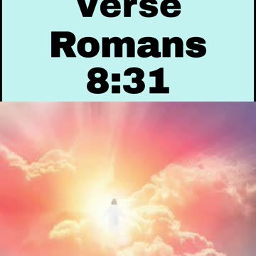 Daily Bible Verse - Romans 8:31