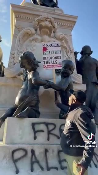 DC Residents Enraged After Muslims Desecrate Statues