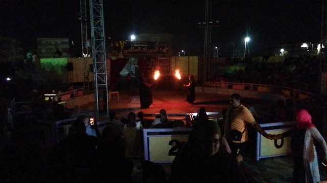 Dark Under Taker Intro In Night Circus Strong Guy Show