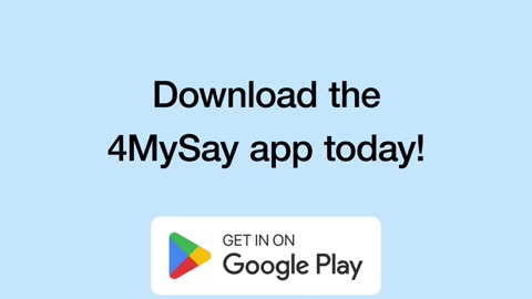 4MySay App Tutorial