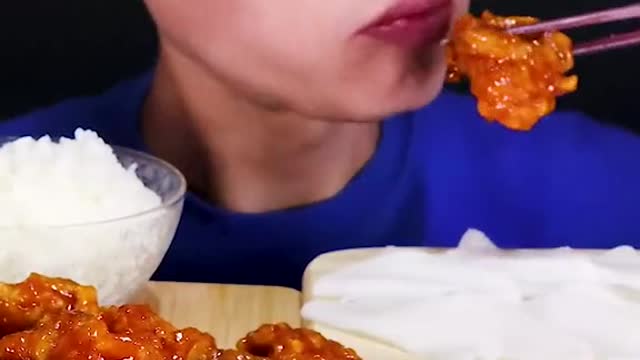 Spicy Chicken Frango Picante MukBang~!!