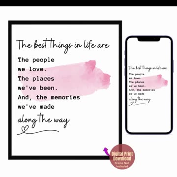 The Best Things in Life Are The People We Love, The Places We've Been, and The Memories We've ... ❤️