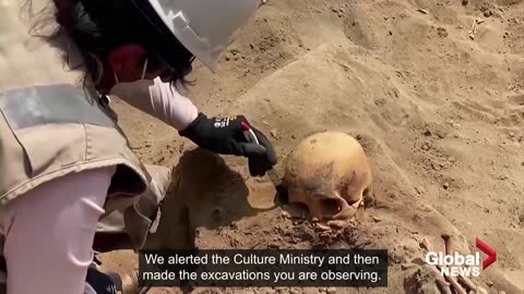 Ancient burial sites found while installing gas pipelines in Peru