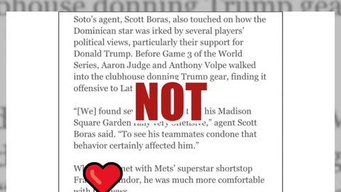 Fact Check: FAKE Article Excerpt Says Juan Soto Joined Mets Due To Pro-Trump Views Of Teammates