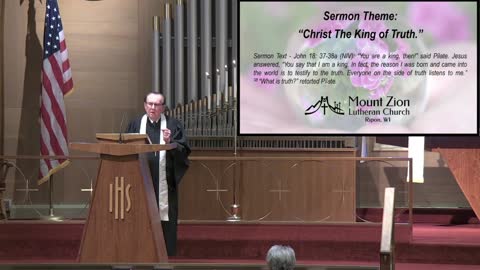 Mt. Zion Lutheran Church (WELS), Ripon, WI 11-20-22