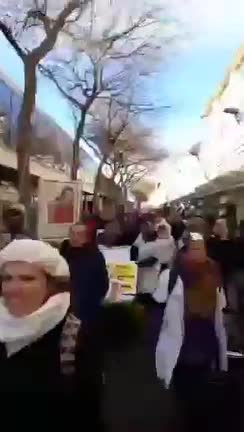 St Nazaire, France: Vaccine passport protests Nov. 27, 2021