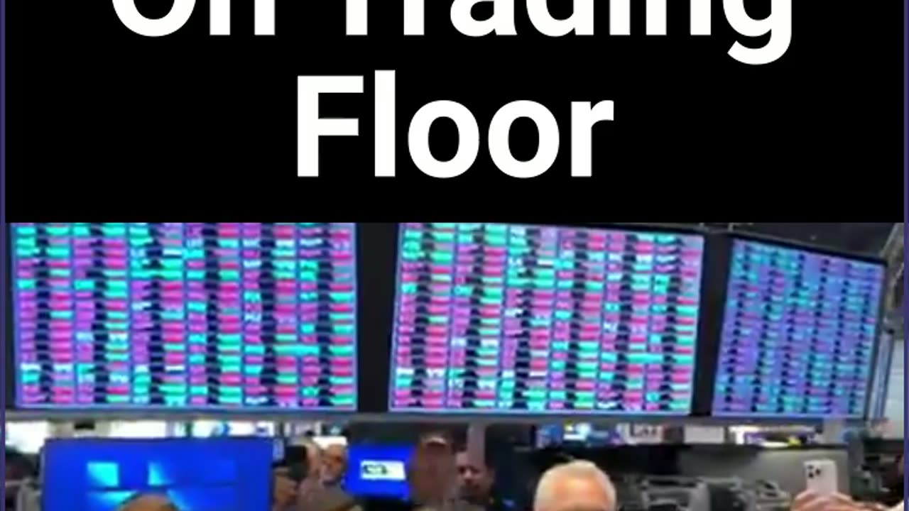 Trump Walks On Trading Floor