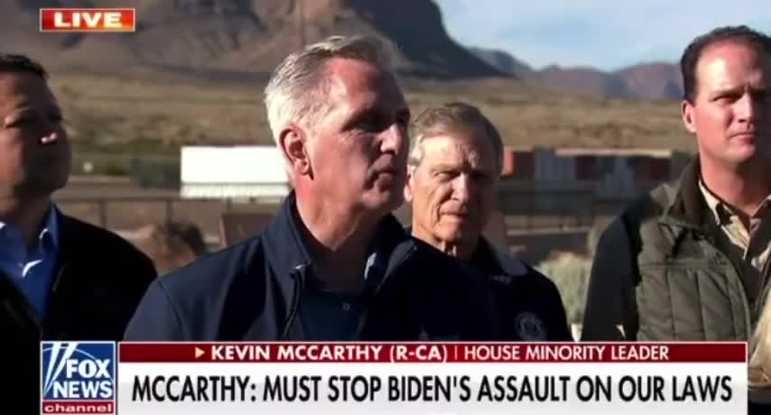 McCarthy Makes Statement -- DEMANDS Mayorkas Resign