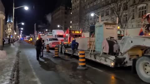 Parliament Hill Ottawa Friday Night January 28th