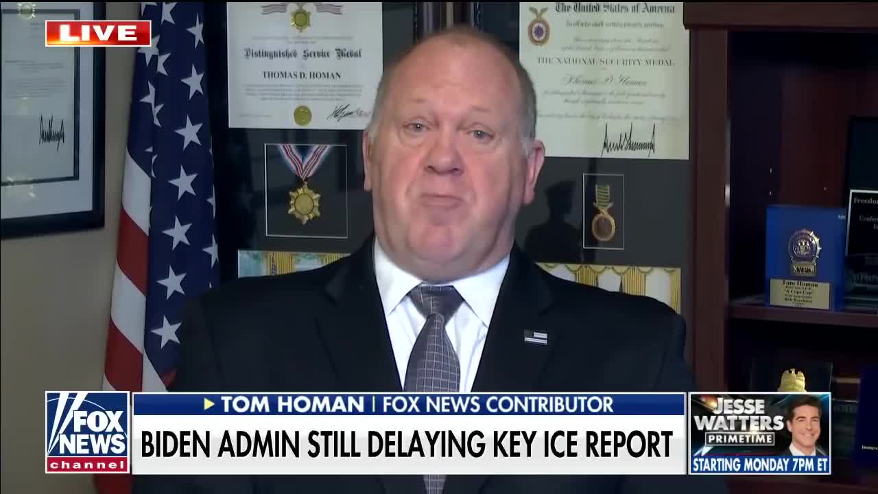 Tom Homan exposes why Biden won’t release key border report