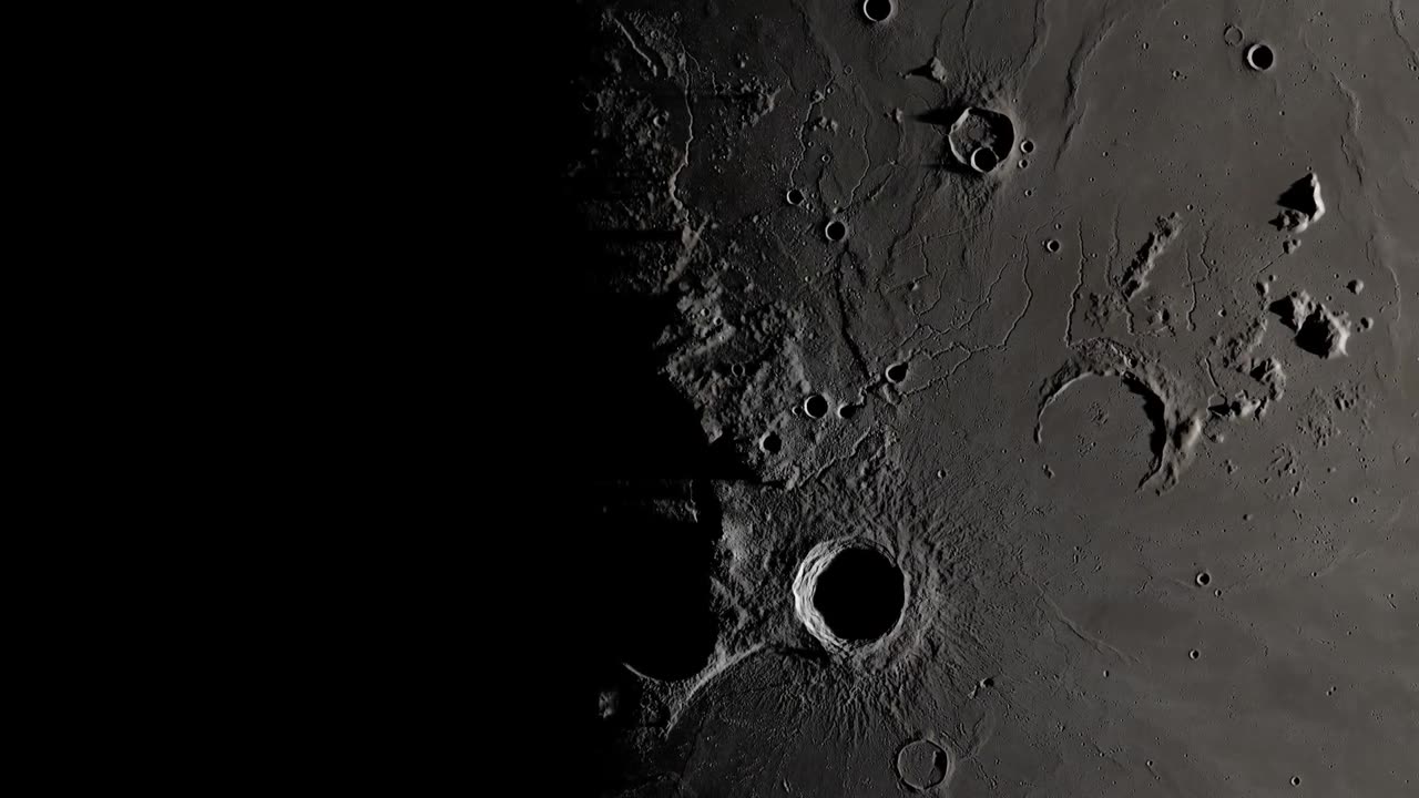 Clair de Lune 4K Version - Moon Images from NASA's Lunar Reconnaissance Orbiter