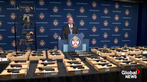 Toronto police seize 62 guns, make several arrests in “Project Barbell” investigation