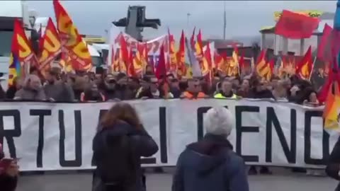 Italian Port workers at Genoa refuse to send weapons to Ukraine