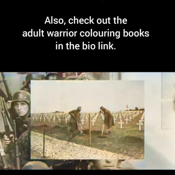 D-Day German POWs landscape of history and cemetery #Colourized footage🇩🇪 🏞️ 🎥