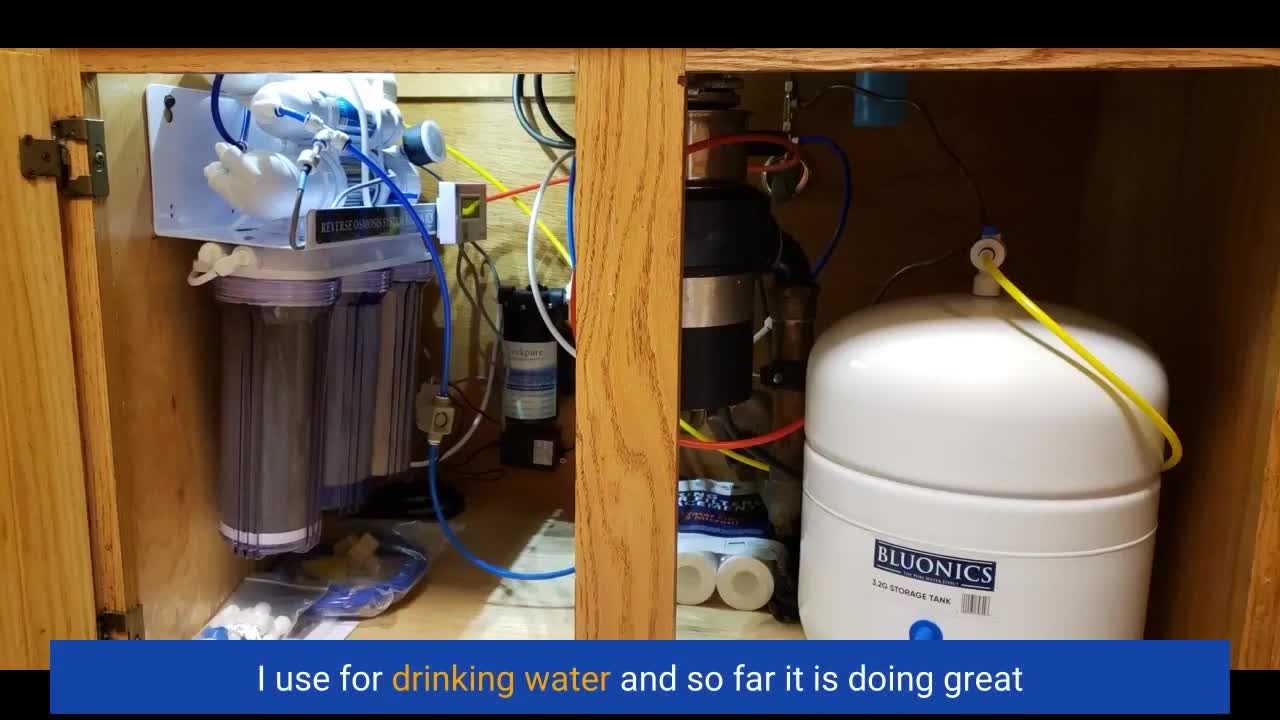 Bluonics 5 Stage Undersink Reverse Osmosis Drinking Water-Overview