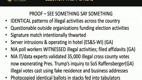 Proof That The Elections In 2020 Were Stolen