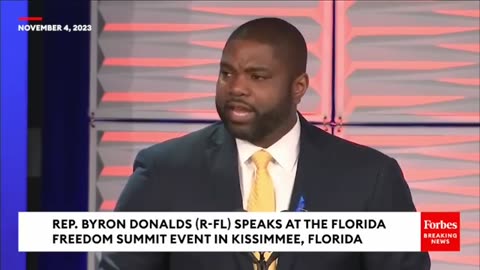 Byron Donalds Tells Florida Freedom Summit Impeachment Articles Against Biden Are 'Very Close'