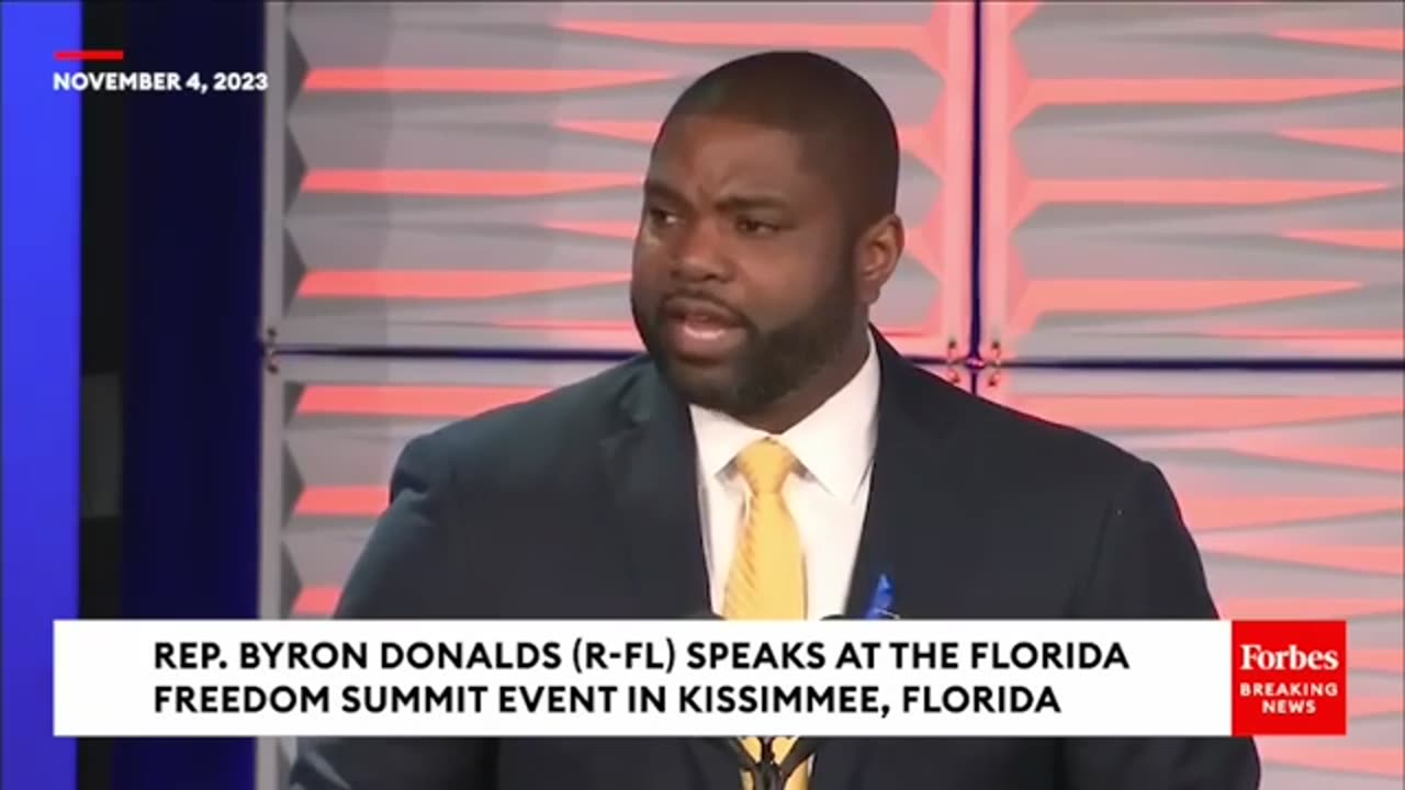 Byron Donalds Tells Florida Freedom Summit Impeachment Articles Against Biden Are 'Very Close'