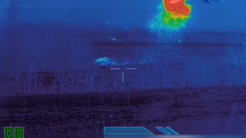 RAF ATGM team hits Ukrainian APC at night