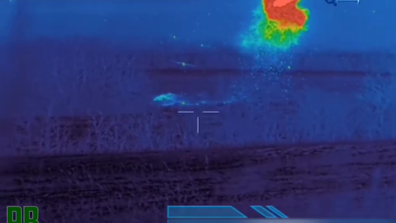RAF ATGM team hits Ukrainian APC at night