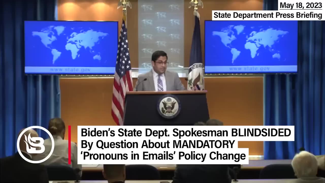 'PRONOUNS IN EMAILS' QUESTION LEAVES BIDEN SPOKESMAN SPEECHLESS!