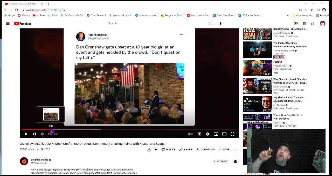 Defending the defenseless Dan Crenshaw against little princesses