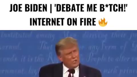 TRUMP DROPS 5 SECOND VIDEO MESSAGE DIRECTLY TO JOE BIDEN | 'DEBATE ME B*TCH!' INTERNET ON FIRE 🔥